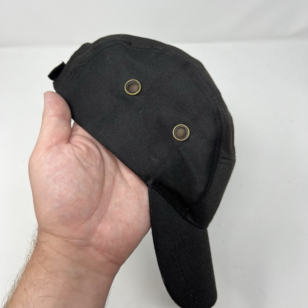 McDonald's Employee 5 Panel Hat Cap Uniform Adjustable Strapback Black Costume - Picture 4 of 11